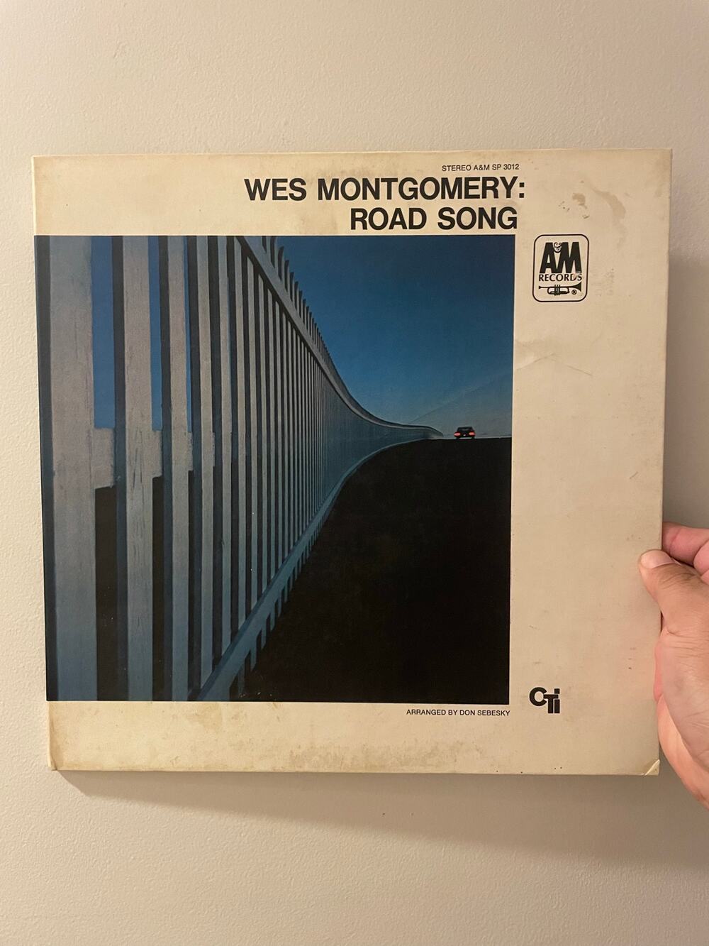 Wes Montgomery - Road Song LP vintage vinyl record jazz CTI